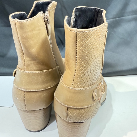 W OMEN BOOTS ZiPPER SIDE WITH HEEL 871 khai - Picture 7 of 11